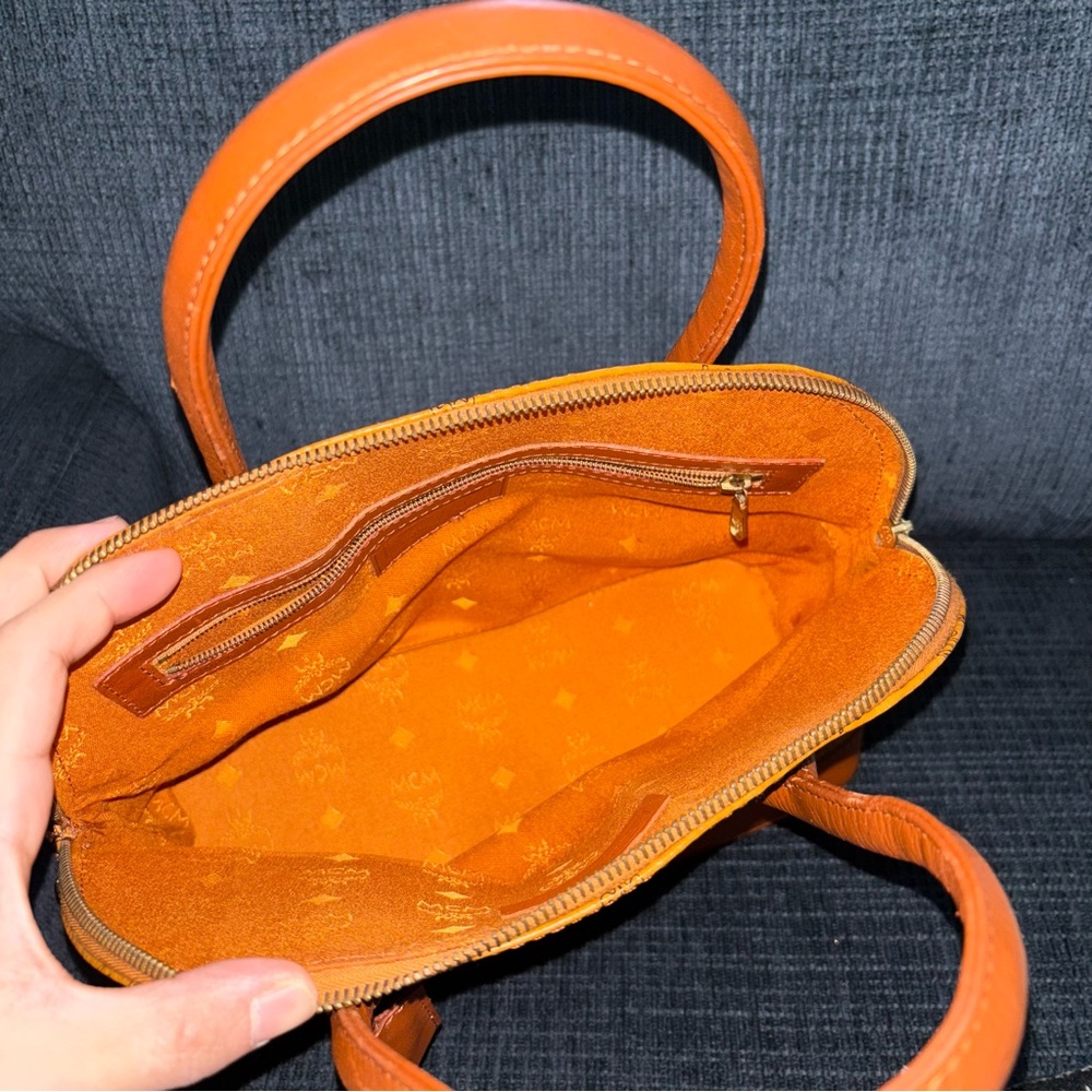 MCM cognac alma handbag - Picture 8 of 11